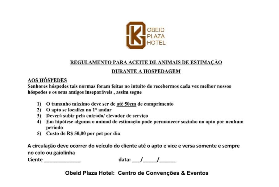 Obeid Plaza Hotel Bauru Exteriér fotografie